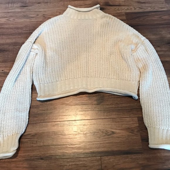 Garage cropped knit sweater - Picture 1 of 1